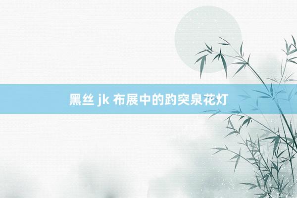 黑丝 jk 布展中的趵突泉花灯